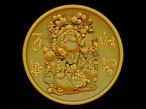 sculpture model happiness buddha maitreya 3D Принт Модель