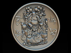 sculpture model happiness buddha maitreya 3D Принт Модель