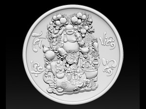 sculpture model happiness buddha maitreya 3D Принт Модель