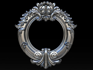 mirror classical carved frame 3D प्रिंट मॉडल