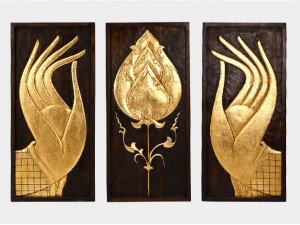 hand and lotus 3D Baskı Modeli