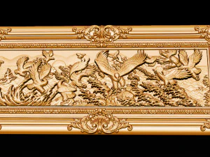 bas relief sculpture the family of eagles 3D Print Model