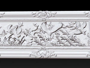 bas relief sculpture the family of eagles 3D Print Model