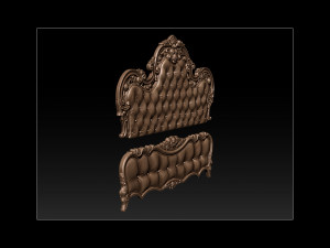 bed 3d relief models 3D Принт Модель