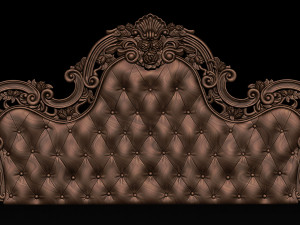 bed 3d relief models 3D Принт Модель