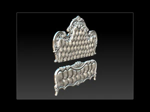 3d рельефные модели кроватей 3D Принт Модель