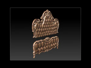 3d рельефные модели кроватей 3D Принт Модель