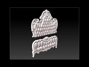 3d рельефные модели кроватей 3D Принт Модель