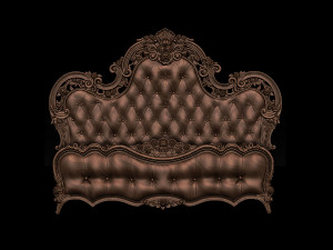 bed 3d relief models 3D Принт Модель