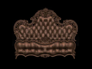 3d рельефные модели кроватей 3D Принт Модель