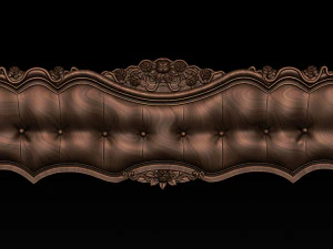 3d рельефные модели кроватей 3D Принт Модель