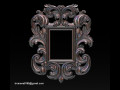 mirror classical carved frame 3d reliefs for cnc routers 3D Print Models