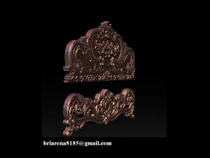 classic bed 3d relief models 3D Print Model