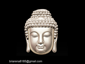 Buddha face pendant ready for 3d print 3d print model 3D-Druckmodell