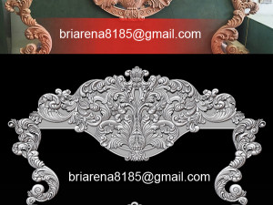 classic bed 3d relief models Modello di stampa 3D