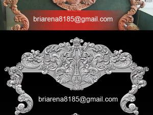 classic bed 3d relief models 3D Print Model