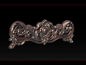 classic bed 3d relief models 3D Print Model