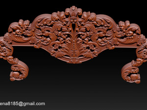 classic bed 3d relief models Modello di stampa 3D