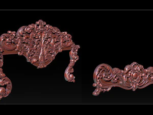 classic bed 3d relief models 3D Print Model