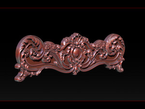 classic bed 3d relief models Modello di stampa 3D