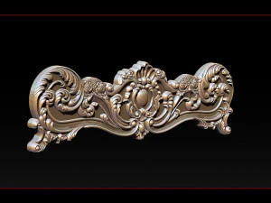 classic bed 3d relief models 3D Print Model