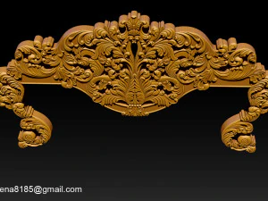classic bed 3d relief models 3D Print Model