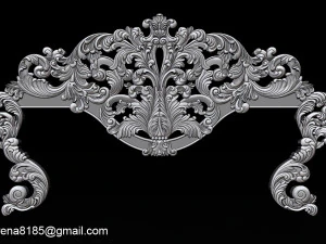 classic bed 3d relief models 3D Print Model