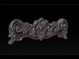 classic bed 3d relief models 3D Print Model