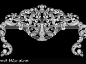 classic bed 3d relief models Modello di stampa 3D