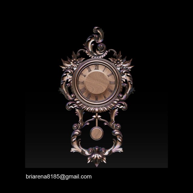 freependule rocaille 3D 프린트 모델 .c4d .max .obj .3ds .fbx .stl .blend 