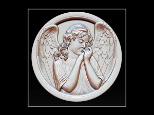 angel relief 3D Print Model