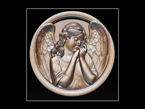 angel relief Modèles 3D en vedette