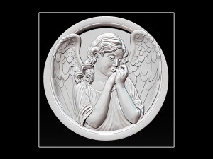 angel relief Modèles 3D en vedette
