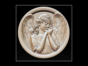 angel relief Modèles 3D en vedette