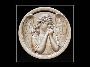 angel relief 3D Print Model