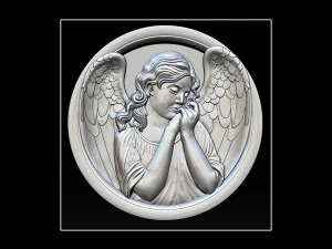 angel relief 3D Print Model