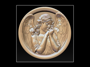 angel relief Modèles 3D en vedette