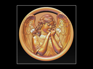 angel relief Modèles 3D en vedette