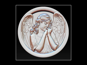 angel relief Modèles 3D en vedette