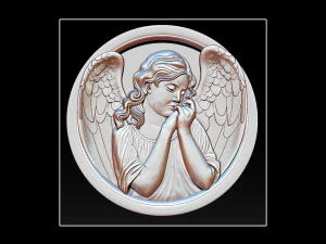 angel relief 3D Print Model