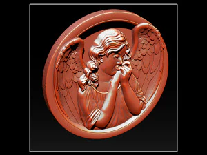 angel relief 3D Print Model
