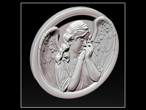 angel relief 3D Print Model