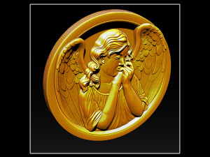 angel relief Modèles 3D en vedette