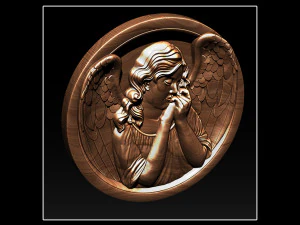 angel relief 3D Print Model