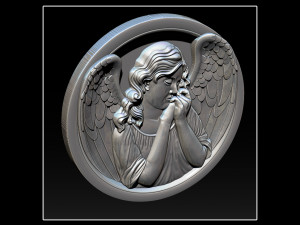 angel relief Modèles 3D en vedette