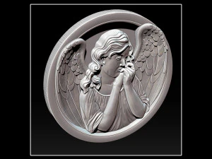 angel relief 3D Print Model