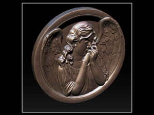angel relief Modèles 3D en vedette