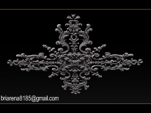 decorative ornament cnc wooden cutting 3D Принт Модель