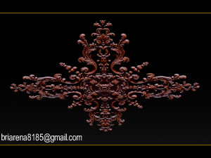 decorative ornament cnc wooden cutting 3D Принт Модель