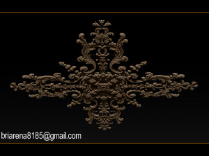 decorative ornament cnc wooden cutting 3D Принт Модель